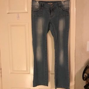 Juniors bootcut jeans